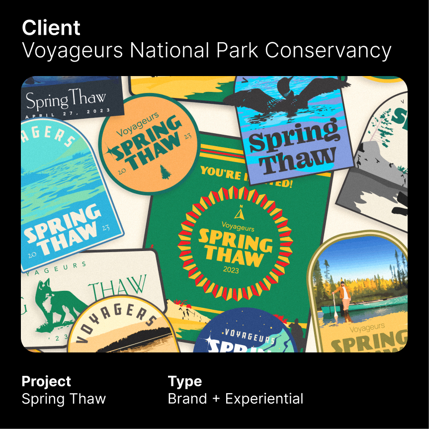 Voyageurs National Park Conservancy Spring Thaw