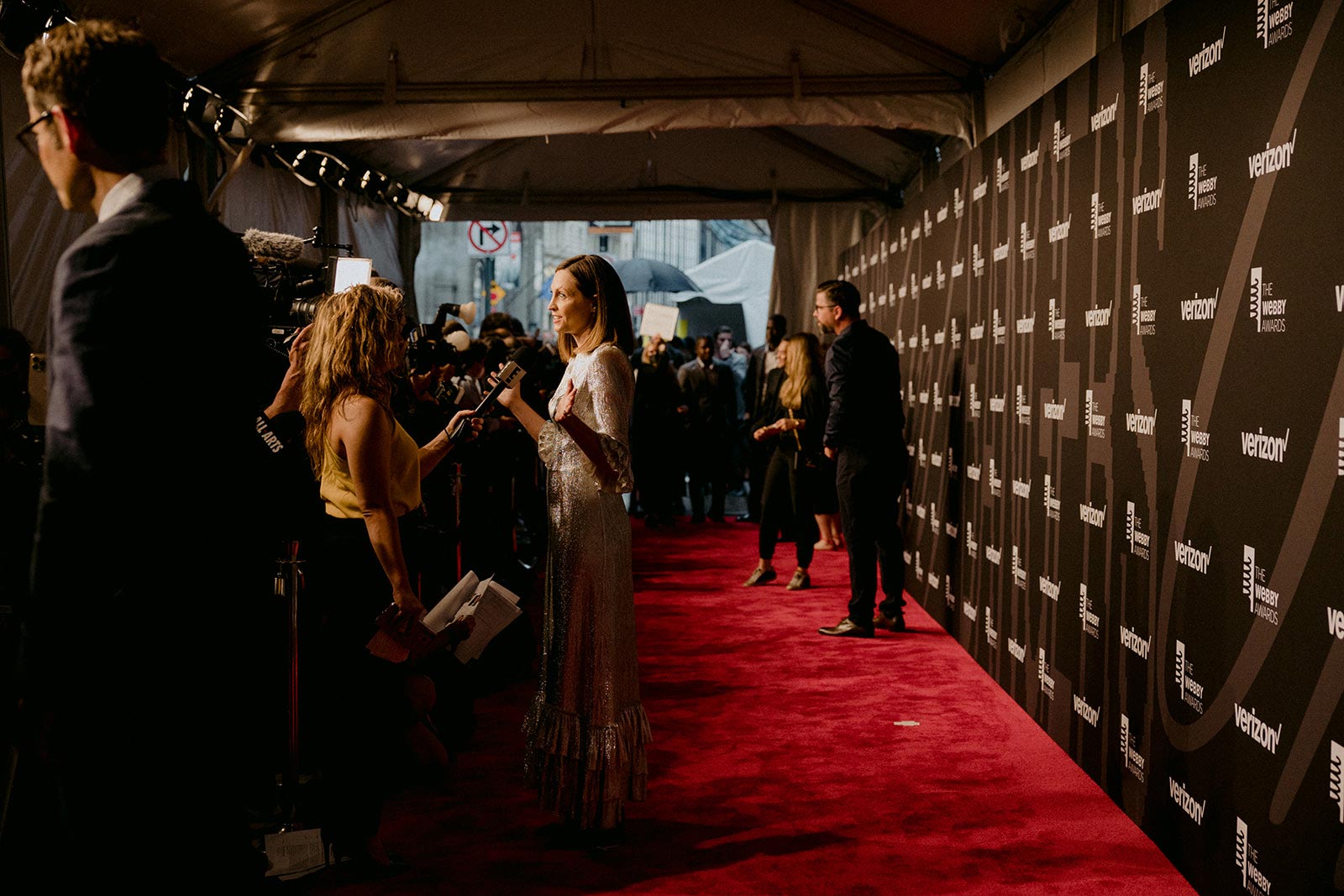 2022 Webby Awards Red Carpet Creative Direction For Digital Advertising and Internet Awards