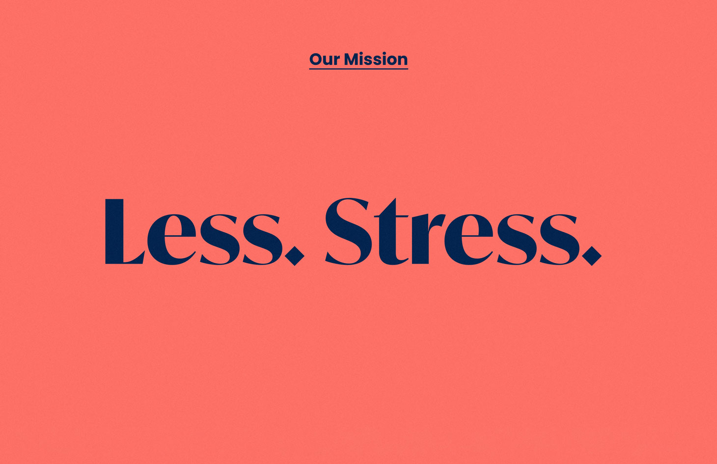 Image of Branding for Mental Health Therapy Service Saying Stress Less